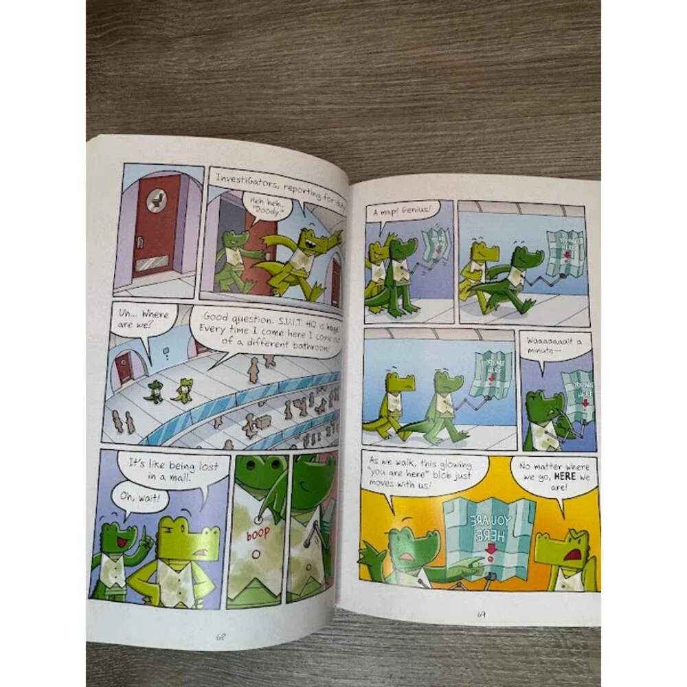 Investigators by John Patrick Green Kids Mystery Graphic Novel Hardcover Book